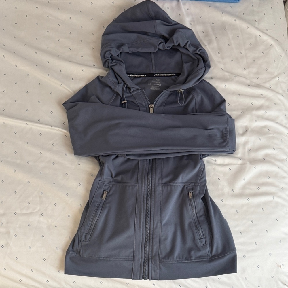 Women's Gray Blue Performance Jacket - image 1